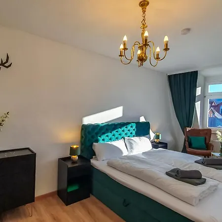 Premium Gruppen-apartments In Gruenderzeit-villa Mit Schlossblick Und Parkplatz 16 Gaeste Villa *