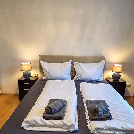 Premium Gruppen-apartments In Gründerzeit-villa Mit Schlossblick Und Parkplatz 16 Gäste *
