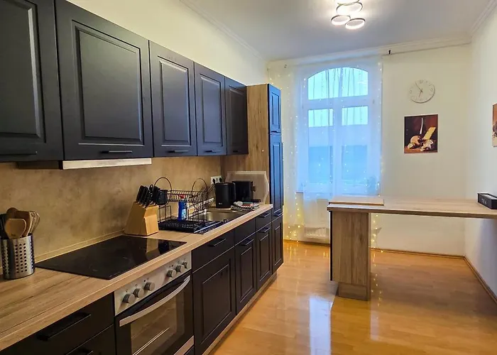 Villa Premium Gruppen-apartments In Gruenderzeit-villa Mit Schlossblick Und Parkplatz 16 Gaeste